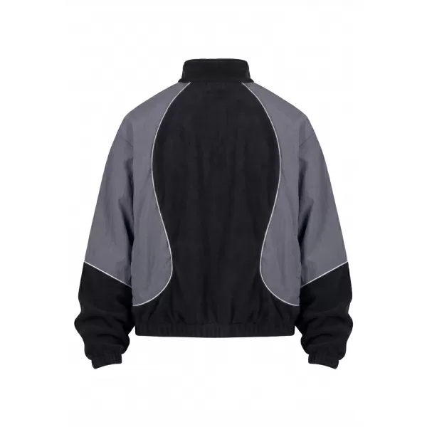  Herren-Trainingsjacke URBAN CLASSICS TB8602-07652 SCHWARZ/MAGNET 