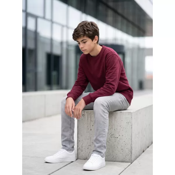  Kinder-Sweatshirt MALFINI CREW 427 GRANAT 
