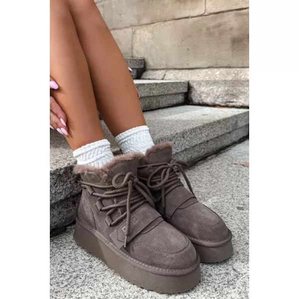  Damenschuhe BIG STAR SHOES UU274315 BRAUNE/BEIGE SCHATTEN 