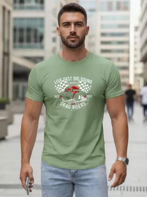 Herren-T-Shirt DSTREET NX5087R-MO HELLGRÜN