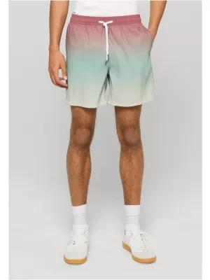 Badeshorts für Herren URBAN CLASSICS TB8452-22413 GRÜNER FARBVERLAUF