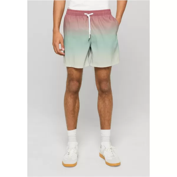  Badeshorts für Herren URBAN CLASSICS TB8452-22413 GRÜNER FARBVERLAUF 