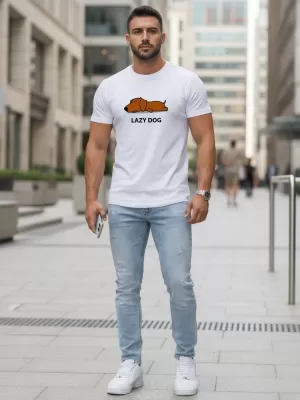 Herren-T-Shirt DSTREET NX5092R-WH WEIß