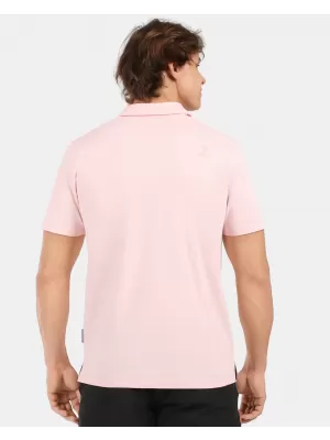 Herren-T-Shirt mit Kragen KILPI OLIVA-M 1M0311KI ROSA