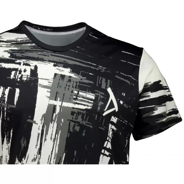  Hochwertiges Funktions-T-Shirt für Herren ALTISPORT VOJ/ALM010TR01 SCHWARZ/ELFENBEIN 