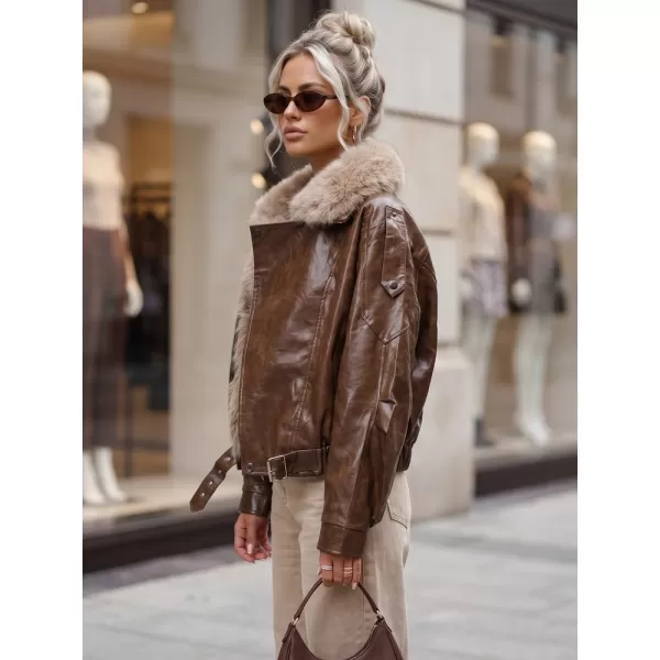  Damenjacke DSTREET TY5708 BRAUN 