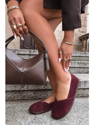 Ballerinas für Damen BOTO JH610P WEIN