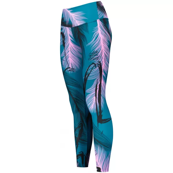  Lange Premium-Leggings für Damen (neue Größen) ALTISPORT VOJ/ALW001LEG05 PETROL/HELLROSA 