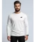 Herren-T-Shirt mit langen Ärmeln 4F WMM00TLONM611 WEIß