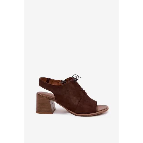  Damensandalen ZAZOO 40523 SCHOKOLADE 
