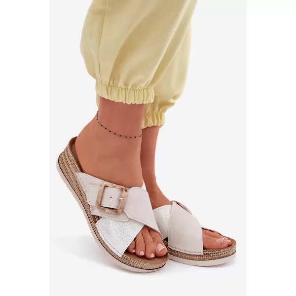 Damenhausschuhe INBLU RV000016 BEIGE 