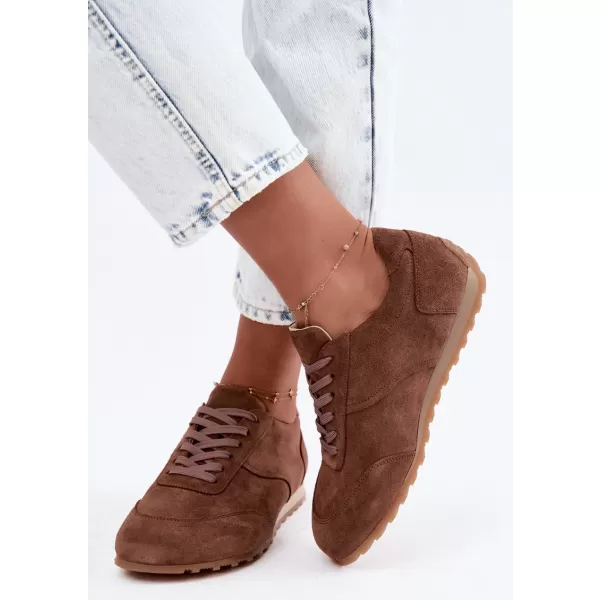  Damen-Sneaker ZAZOO N1422 BROWN 