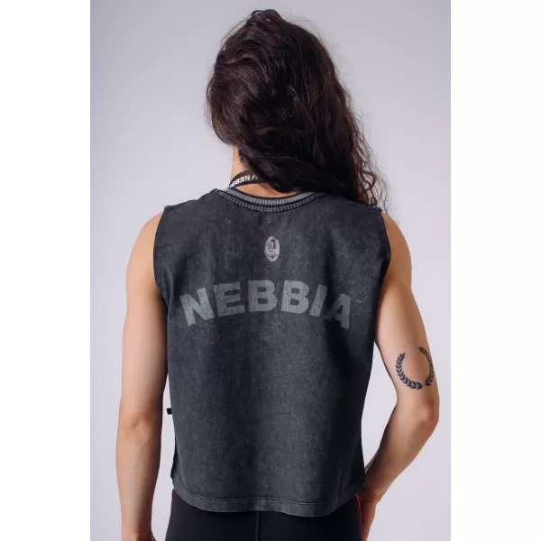  Tanktops für Damen NEBBIA OLYMPIA OVERSIZED 939 SCHWARZ 