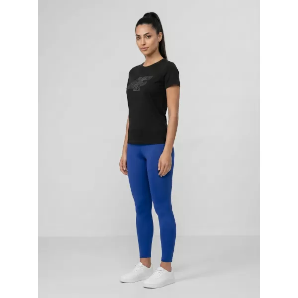  Damen-T-Shirt 4F WMM00TTSHF3309 TIEFSCHWARZ 