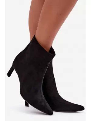 Damen-Stiefeletten BOTO NS627P SCHWARZ