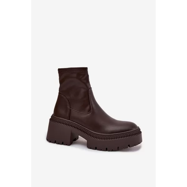 Damen-Stiefeletten BOTO 9670A LILA 
