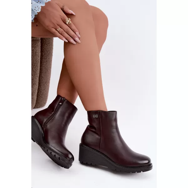 Damen-Stiefeletten BOTO RMR2510-2 SCHOKOLADE 