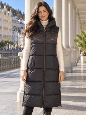 Damenweste ALTISPORT ITALYA SCHWARZ