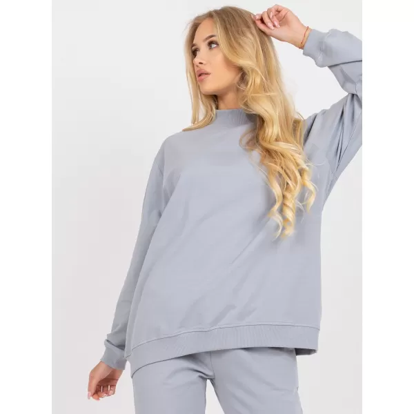  Damen-Sweatshirt BASIC FEEL GOOD AP-BL-A-R001 GRAU 