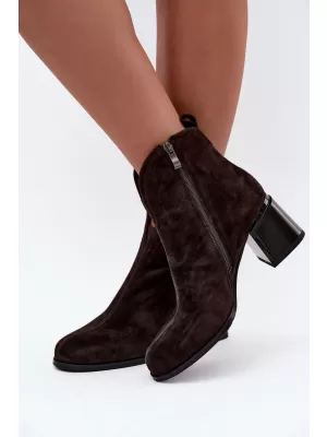 Damen-Stiefeletten VINCEZA 91178 BRAUN