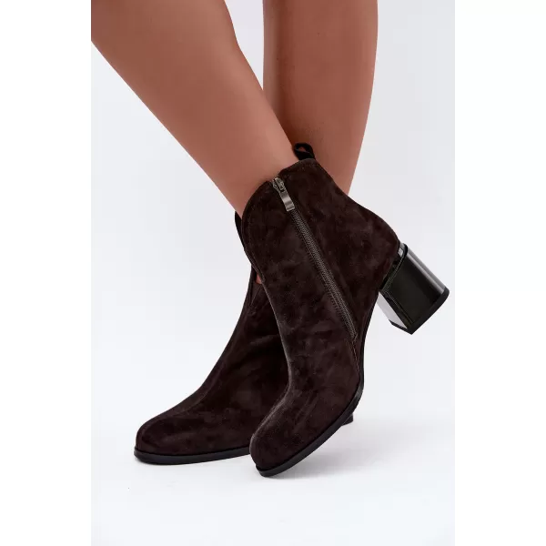  Damen-Stiefeletten VINCEZA 91178 BRAUN 