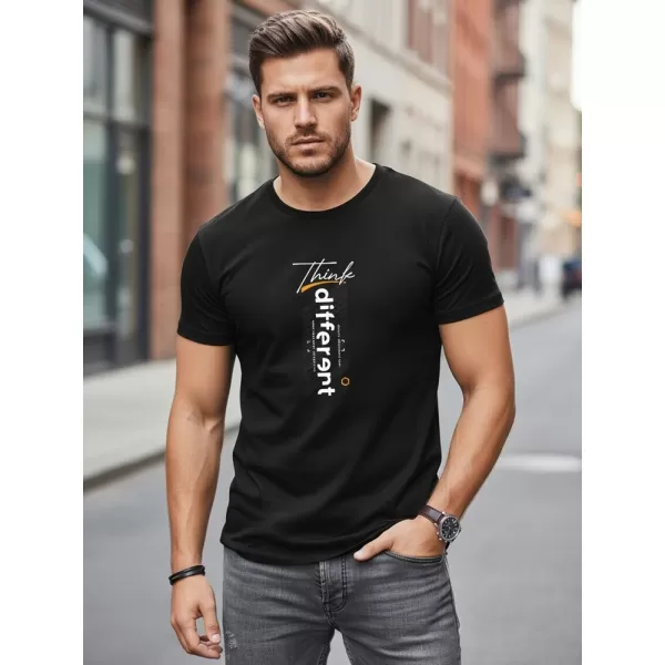  Herren-T-Shirt DSTREET NX0133R-BK SCHWARZ 