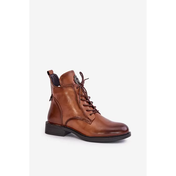  Damen-Stiefeletten BOTO 24BT02-7976 KAMEL 
