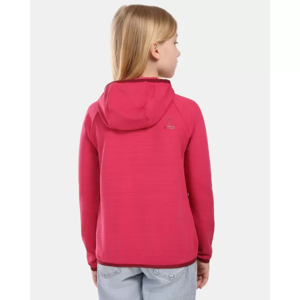  Fleece-Sweatshirt für Kinder KILPI MEMPHIS-JG 1J0202KI ROSA 