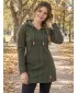Damen-Sweatshirt ALTISPORT INA KHAKI