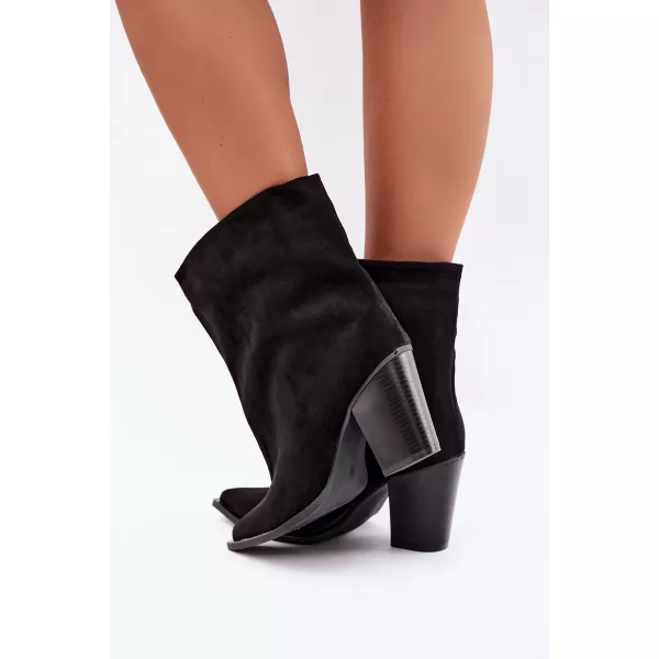  Damen-Stiefeletten BOTO 2577A SCHWARZ 