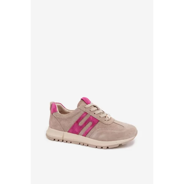  Damen-Sneaker BOTO GD-XW-1054 BEIGE/FUCHSIA 