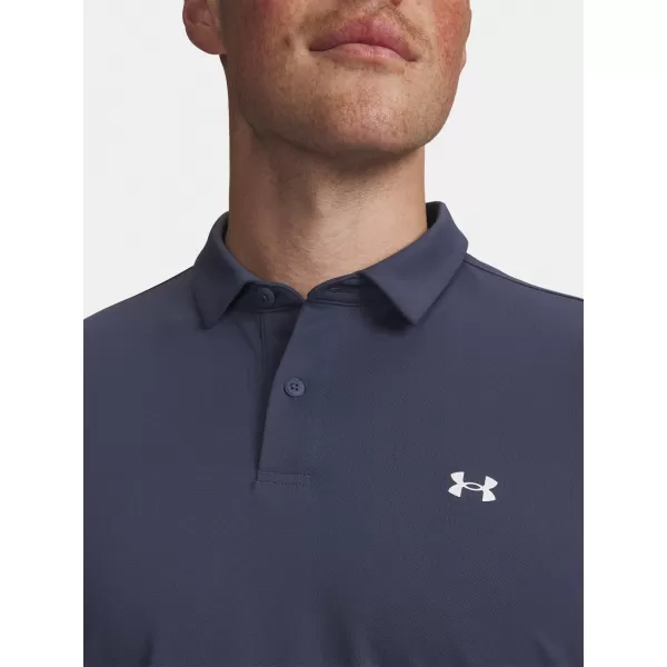  Herren-T-Shirt UNDER ARMOUR T2G PIQUE POLO 6012303-044 GRAU 