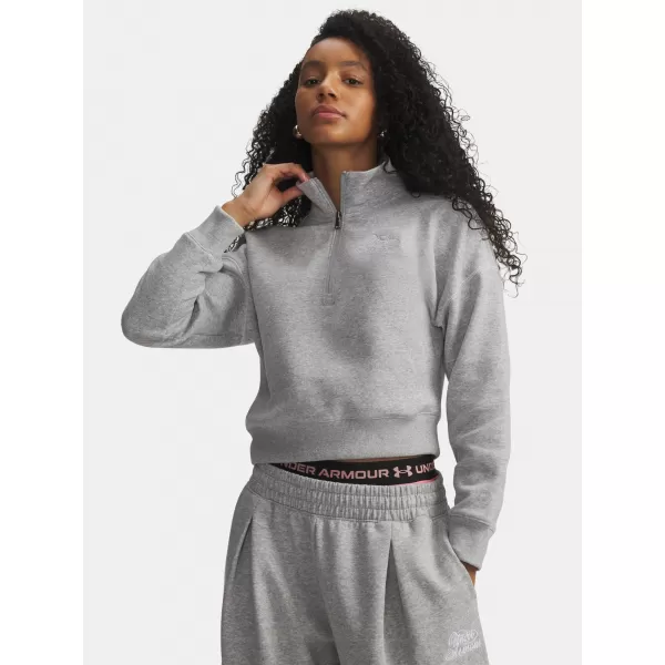  Damen-Sweatshirt UNDER ARMOUR RIVAL FLEECE SCRIPT HZ 6012292-011 GRAU 
