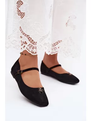 Ballerinas für Damen BOTO 6672 SCHWARZ