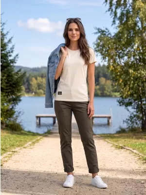 Damen-T-Shirt ALTISPORT NP/ALWST26001 NATÜRLICH