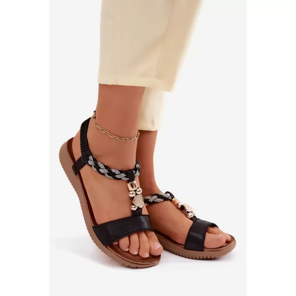  Damensandalen S.BARSKI KV61-6051 SCHWARZ 