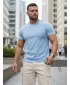 Herren-T-Shirt DSTREET RX5680 HELLBLAU