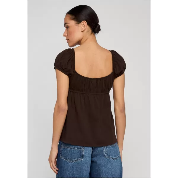  Damen-T-Shirt URBAN CLASSICS TB8177-00075 BRAUN 