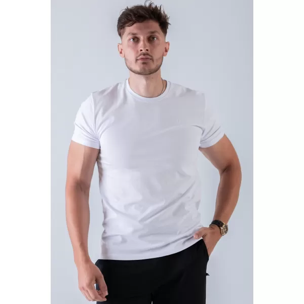  Herren-T-Shirts NEBBIA MIKE MUSCLE FIT 158 WEIß 