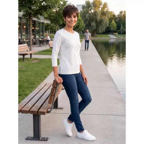  Damen-T-Shirt ALTISPORT IDIARA WEIß 