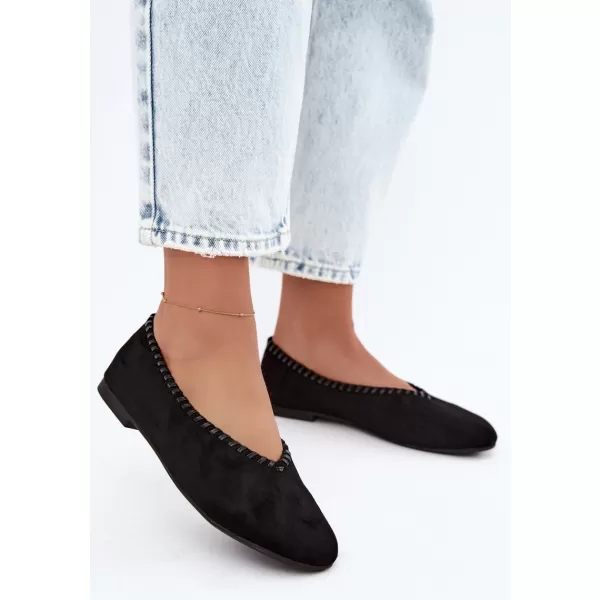  Ballerinas für Damen BOTO 9897 SCHWARZ 