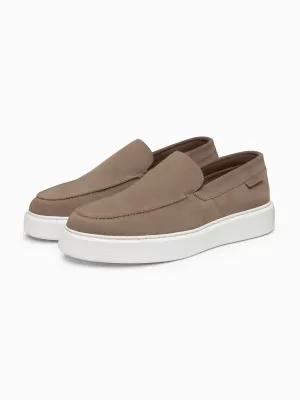 Herren-Stiefeletten OMBRE OM-FOCS-0246 DUNKELBEIGE