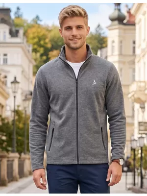 Fleece-Sweatshirt für Herren ALTISPORT ALM002852 SCHWARZES HIGHLIGHT
