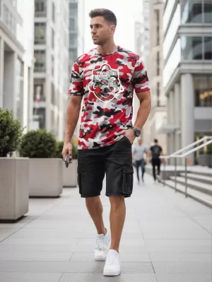 Herren-T-Shirt DSTREET NX2003R-RW-M ROT