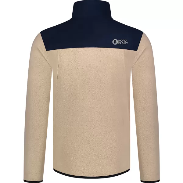  Leichtes Fleece-Sweatshirt für Herren NORDBLANC CRACKLE NBSFM8373 BEIGE 