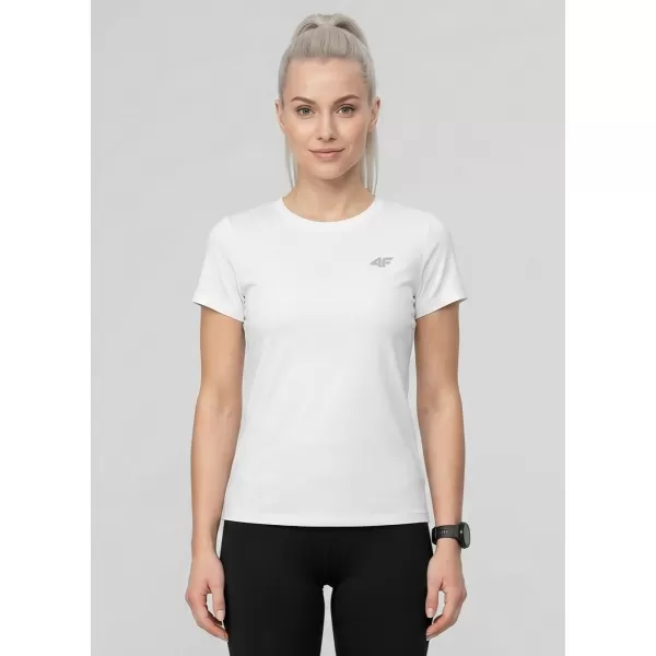  Damen-T-Shirt 4F WMM00TTSHF3306 WEIß 