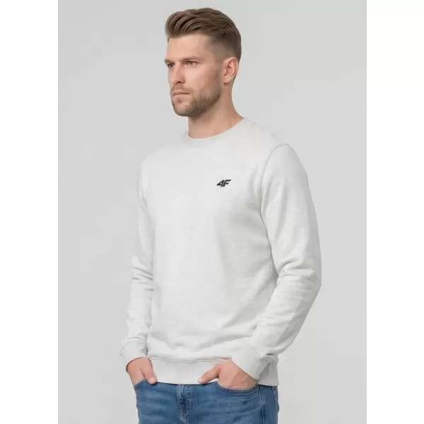  Herren-Sweatshirt 4F WMM00TSWSM2549 KALTE HELLGRAUE MELANGE 