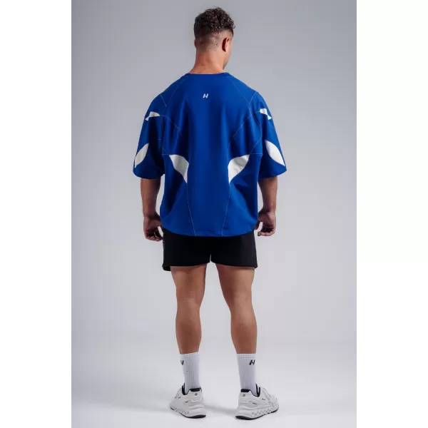  Übergroßes Pump-Cover-T-Shirt NEBBIA PRIMAL 871 BLAU 