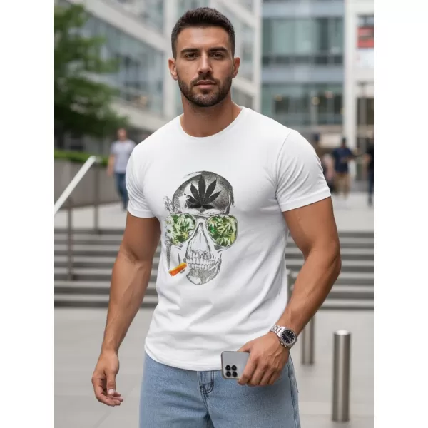  Herren-T-Shirt DSTREET RX4922 WEIß 