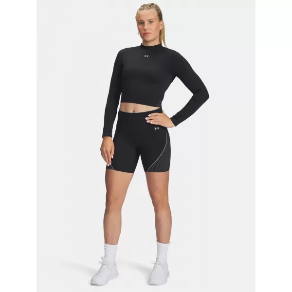  Damen-T-Shirt UNDER ARMOUR VANISH SEAMLESS LS 6000645-004 SCHWARZ 
